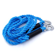 Hot Sale Car Emergency Tools Auto Flexible Cars Heavy Duty 4*4 Tow Rope  With Forged Tow Rope Hooks